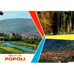 Multivues de Popoli dans les Abruzzes Italie Carte Postale CPSM