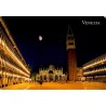 Piazza San Marco de nuit à Venise Italie Carte Postale CPM