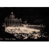 Place Saint-Pierre illuminée à Rome Cité du Vatican Carte Postale CPA
