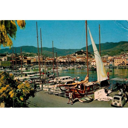 Port de plaisance de Sanremo en Ligurie Italie Carte Postale CPSM