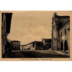 S Giovanni di Casarsa Piazza della Chiesa Italie carte postale ancienne