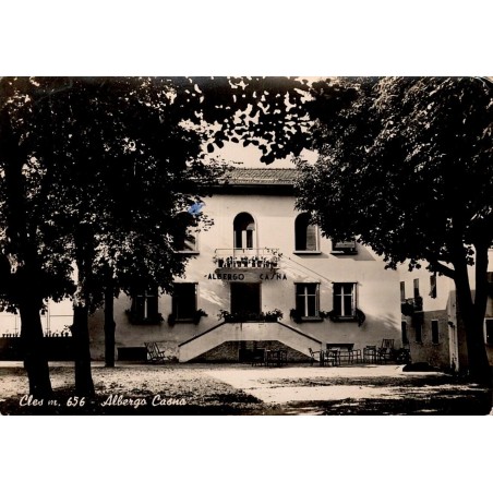 Cles Albergo Casna Italie carte postale ancienne hôtel