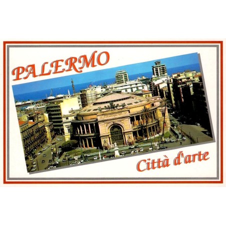 Palermo Politeama Garibaldi Sicile carte postale moderne