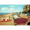 Lido di Latina plage Hotel Tirreno carte postale moderne Italie