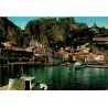 CPM Amalfi petit port et panorama de la côte amalfitaine en Campanie Italie