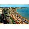 CPSM Cattolica plage riante Italie carte postale circulée 1964