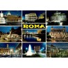 CPM Roma vues nocturnes monuments Rome Italie carte postale circulée 1987