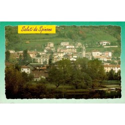 CPM Spinone al Lago Saluti da Spinone Lombardie Italie carte postale circulée 1990