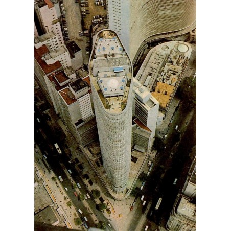 CPM São Paulo Brésil Edifício Itália Terraço Itália vue aérienne carte postale moderne