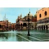 CPM Venise Piazzetta San Marco Acqua Alta Basilique Saint-Marc Italie carte postale moderne
