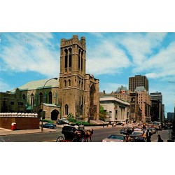 CPM Montréal rue Sherbrooke et église St. James United Québec Canada