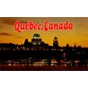CPM vue de nuit Québec Château Frontenac Canada