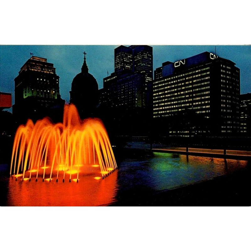 CPM Place du Canada de nuit Montréal Québec Canada