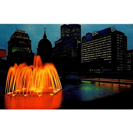 CPM Place du Canada de nuit Montréal Québec Canada