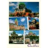 CPM Québec Château Frontenac multivues Québec Canada circulée 2004