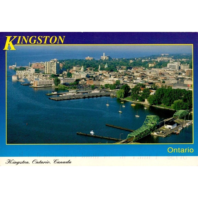 CPM Kingston Ontario vue aérienne port LaSalle Causeway Canada
