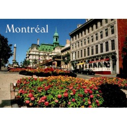 CPM Montréal place Jacques-Cartier Hôtel de Ville colonne Nelson Québec