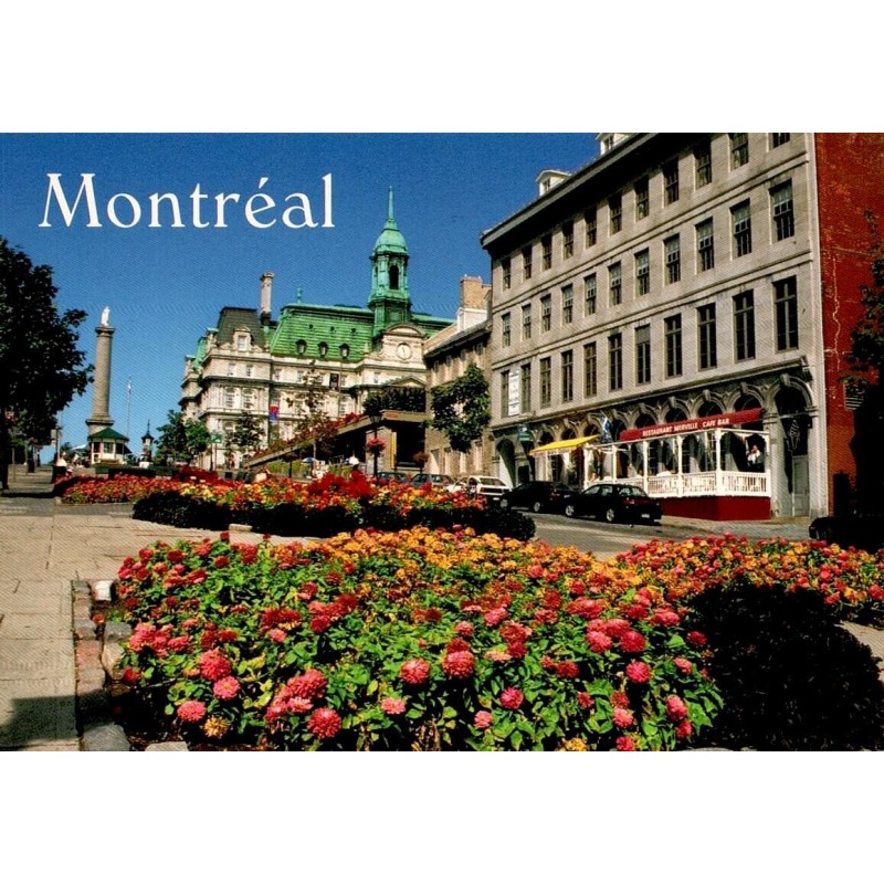 CPM Montréal place Jacques-Cartier Hôtel de Ville colonne Nelson Québec