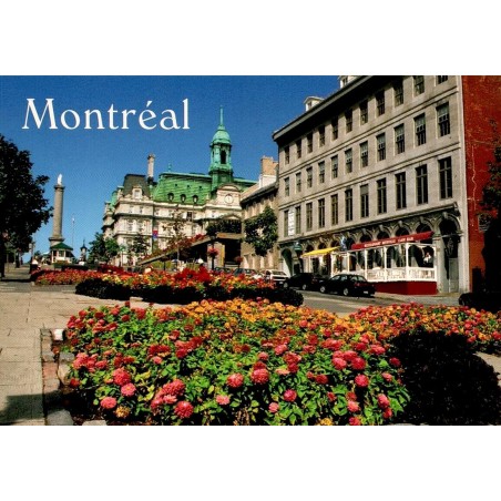 CPM Montréal place Jacques-Cartier Hôtel de Ville colonne Nelson Québec