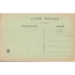 Carte postale ancienne Grenoble – Jardin de Ville enneigé & forts de la Bastille