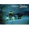 CPM Bonjour de Québec Château Frontenac la nuit hiver Canada