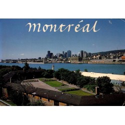CPM Montréal Vieux Fort île Sainte-Hélène panorama Québec Canada circulée 1990