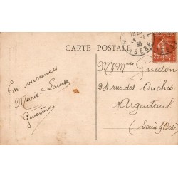 Carte postale ancienne Grotte de la Balme (Isère) – Stalagmite du Moine