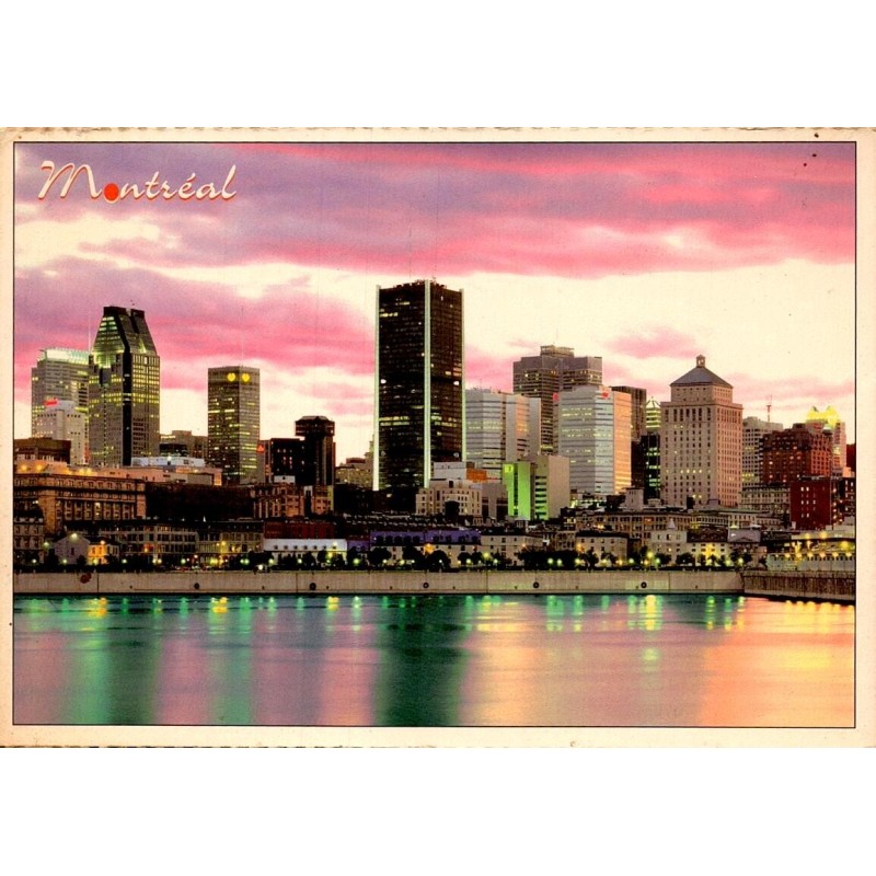 CPM Montréal centre-ville Vieux-Montréal au crépuscule Québec Canada Fotomania