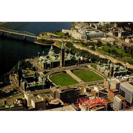 CPM Ottawa Parlement du Canada vue aérienne Ontario Canada Colline du Parlement