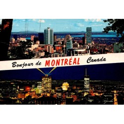 CPM Bonjour de Montréal panorama centre-ville Mont-Royal Québec Canada