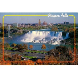 CPM Niagara Falls Canada American Falls vue depuis le Canada Ontario