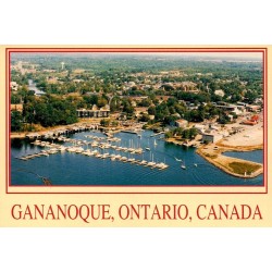CPM Gananoque Ontario Canada vue aérienne marina Mille-Îles Saint-Laurent