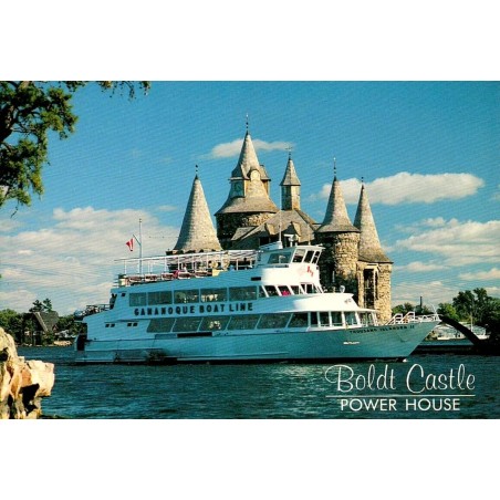 CPM Boldt Castle Power House Gananoque Boat Line Mille-Îles Ontario Canada