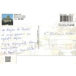 CPM Bienvenue à Québec Château Frontenac Canada