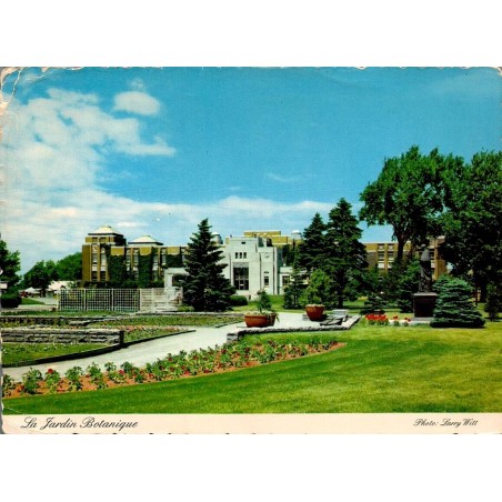 CPSM Montréal Jardin botanique Québec Canada carte postale 1981
