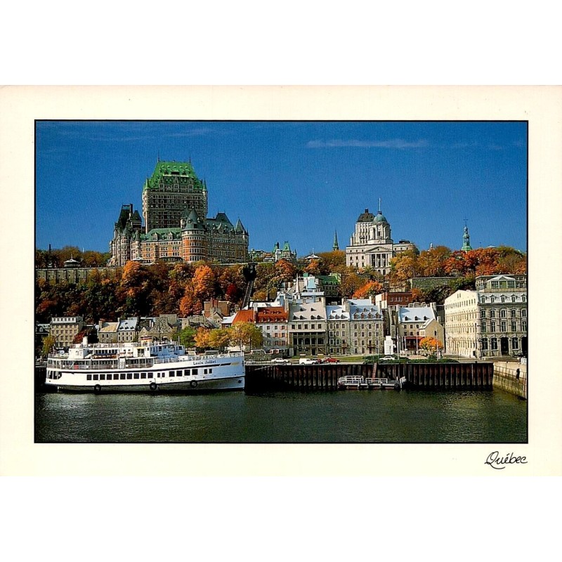 CPM Ville de Québec Vieux Québec automne Château Frontenac