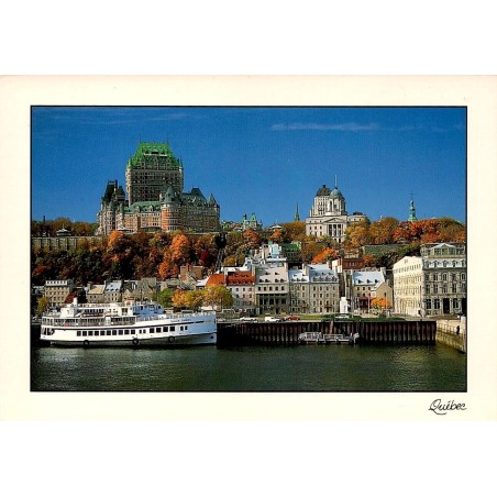 CPM Ville de Québec Vieux Québec automne Château Frontenac