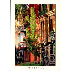 CPM Montréal Rue Saint-Urbain escaliers extérieurs Québec Canada
