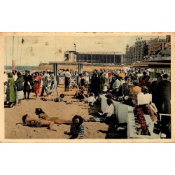 CPSM Ostende plage Nouveau Kursaal projet Belgique