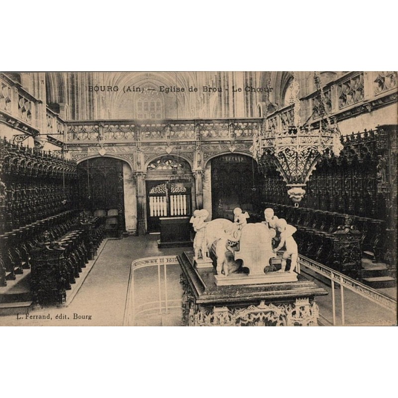 BOURG (Ain) - Eglise de Brou - Le Choeur