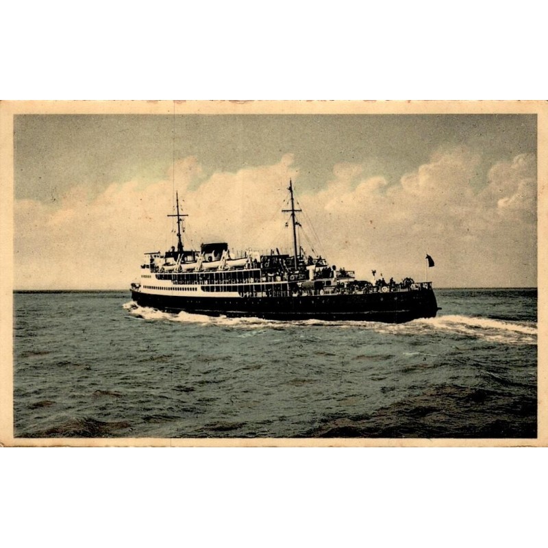CPA du mailboat Prins Albert en navigation au large d'Ostende en Belgique