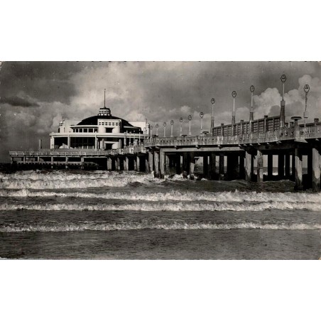 CPSM du Pier de Blankenberge en Belgique avec cachet touristique de 1959