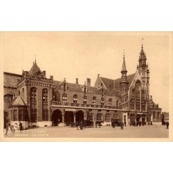 CPA Bruges ancienne gare monumentale de Bruges en Belgique