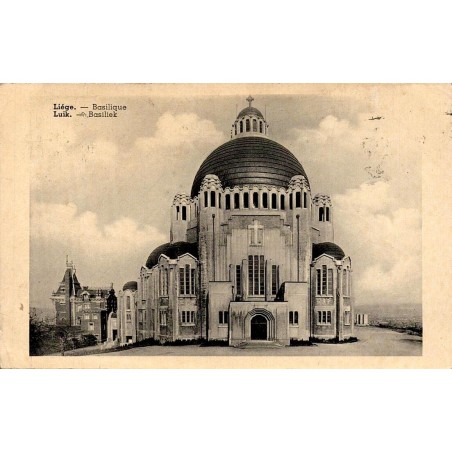 CPA Liège Basilique du Sacré-Cœur de Cointe Belgique carte écrite non affranchie