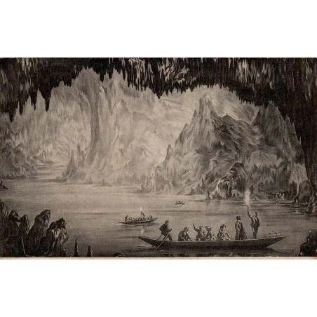 CPA Grottes de Han Lac d'Embarquement Han-sur-Lesse Belgique circulée
