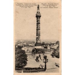 CPA Bruxelles Colonne du Congrès Tombeau du Soldat Inconnu Belgique vue générale
