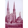 CPA Anvers monument Loos et église Saint-Joseph Belgique