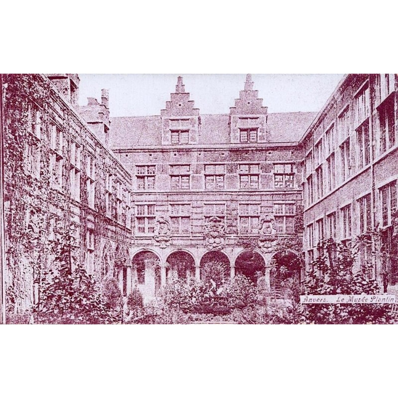CPA Anvers Musée Plantin-Moretus cour intérieure Belgique