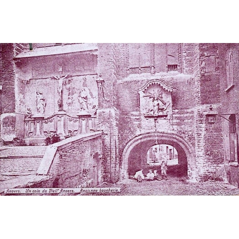 CPA Anvers Ancienne Boucherie du Vieil Anvers Belgique