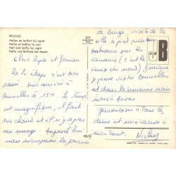 CPM Bruges Halles et Beffroi Belgique